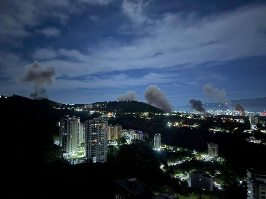 Airstrikes carried out on Venezuela’s capital Caracas