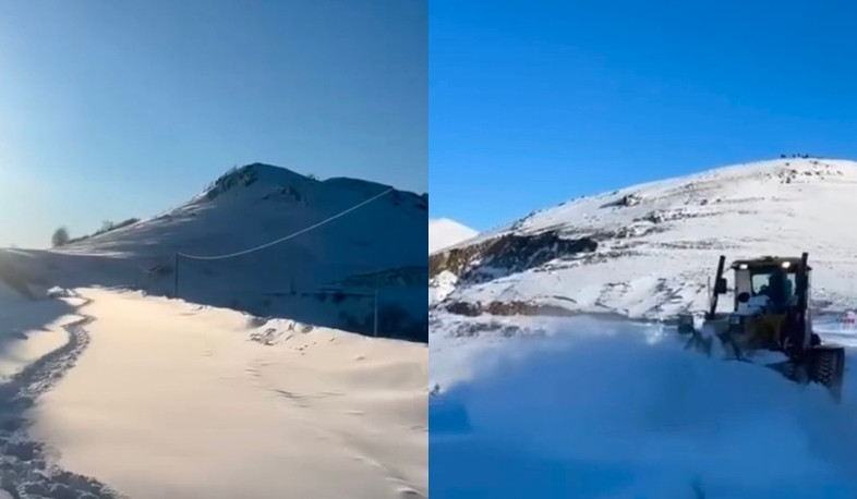 Ձնամաքրման աշխատանքներ՝ Թթուջուր-Նավուր ավտոճանապարհին