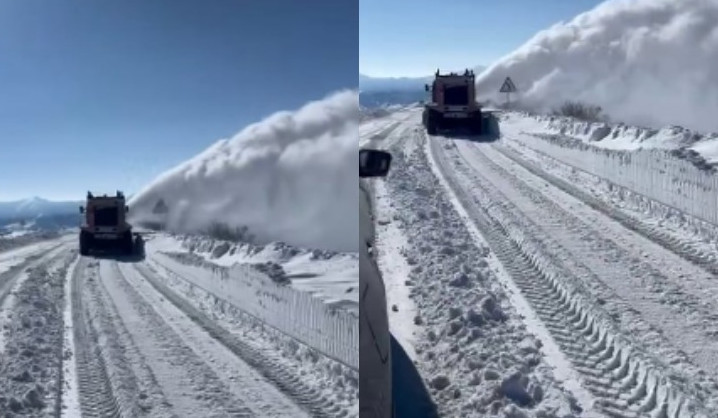 Շնորհակալություն երբեմն մինչև -30°C ցրտի պայմաններում 24 ժամ ճանապարհներ մաքրող մեր գործընկերներին. Խուդաթյան