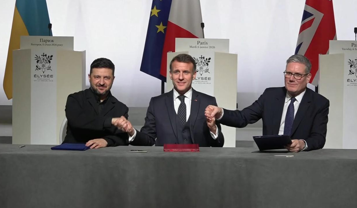 Украина, Франция и Великобритания подписали декларацию о размещении многонациональных сил на территории Украины после окончания войны