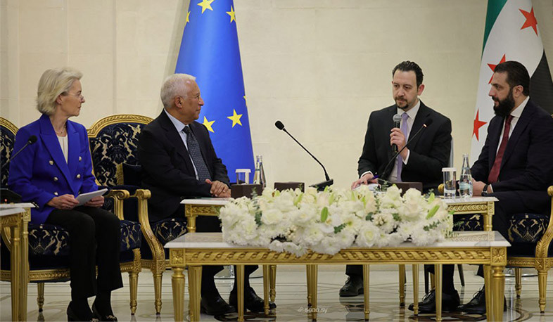 Անտոնիու Կոշտան և Ուրսուլա ֆոն դեր Լայենը ժամանել են Սիրիա