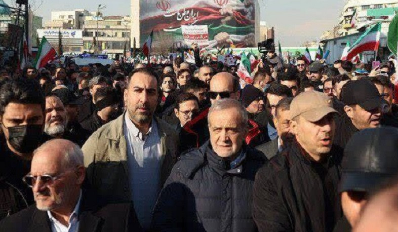 Իրանի նախագահը մասնակցել է Թեհրանում կառավարամետ հանրահավաքին. Tasnim