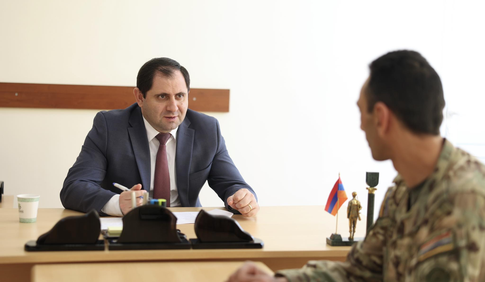 Սուրեն Պապիկյանն այցելել է ՊՆ N զորամաս