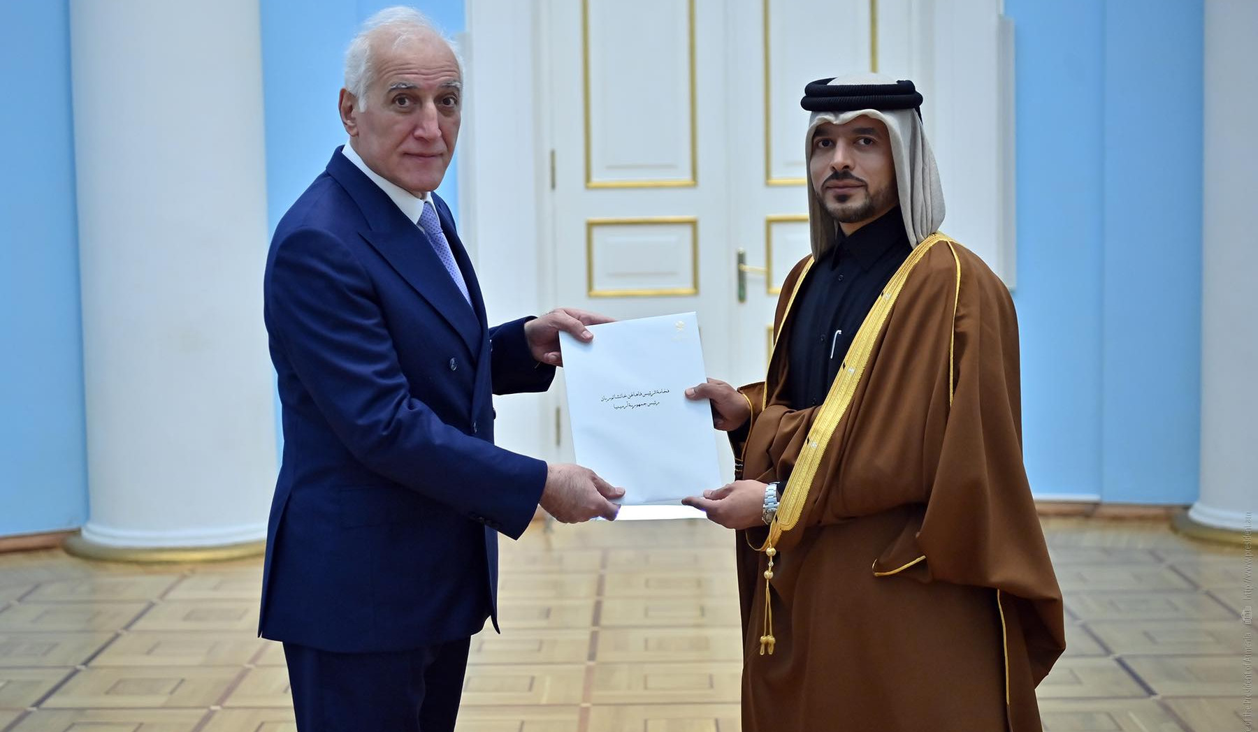 Կատարի դեսպանն իր հավատարմագրերն է հանձնել ՀՀ նախագահին