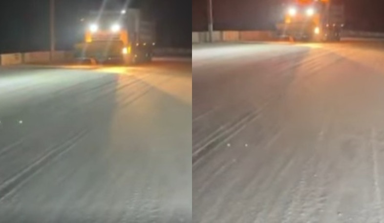 Ճանապարհի ձմեռային սպասարկման աշխատանքներ՝ Վանաձոր-Թումանյան ճանապարհին