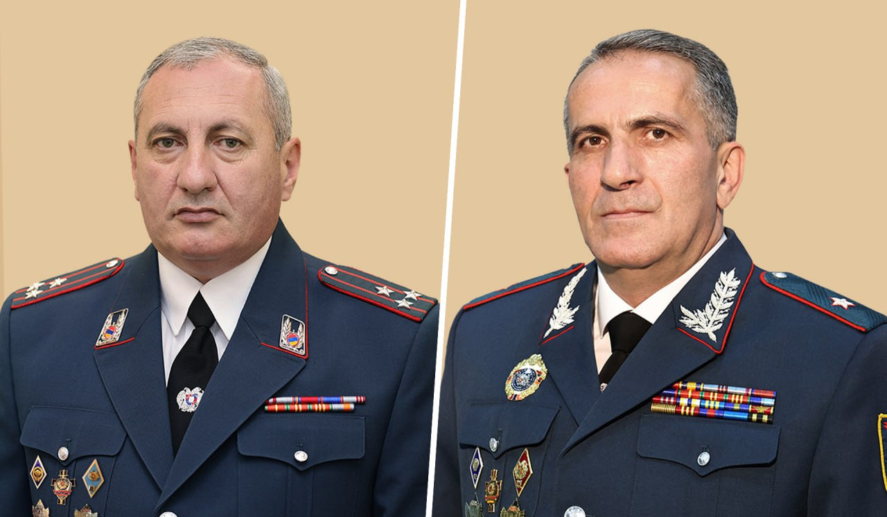 Արամ Ղազարյանն ազատվել է ոստիկանության պետի պաշտոնից և նշանակվել ՓԾ տնօրեն. Կամո Ցուցուլյանը նշանակվել է ոստիկանության պետ