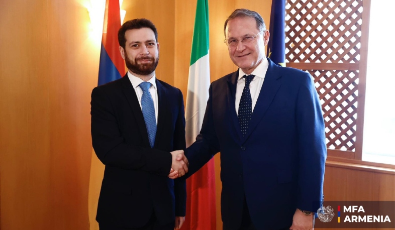 Հռոմում քննարկվել են հայ-իտալական հարաբերությունների զարգացման հեռանկարները