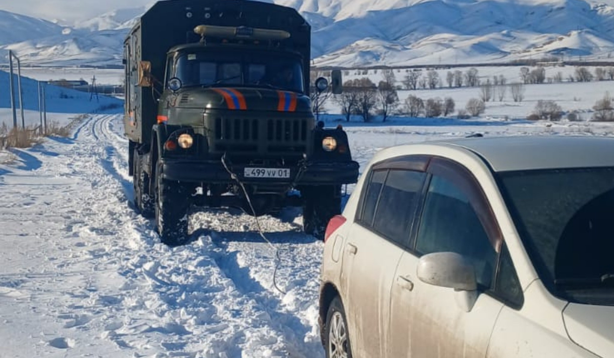 Փրկարարներն արգելափակումից դուրս են բերել 68 տրանսպորտային միջոց