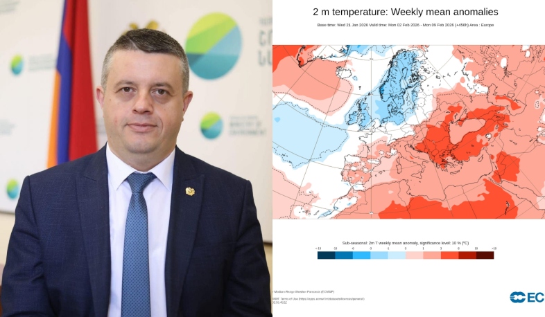 Առաջիկա օրերին օդի ջերմաստիճանը կանխատեսվում է նորմայից բարձր 3-6 աստիճանով․ Լևոն Ազիզյան