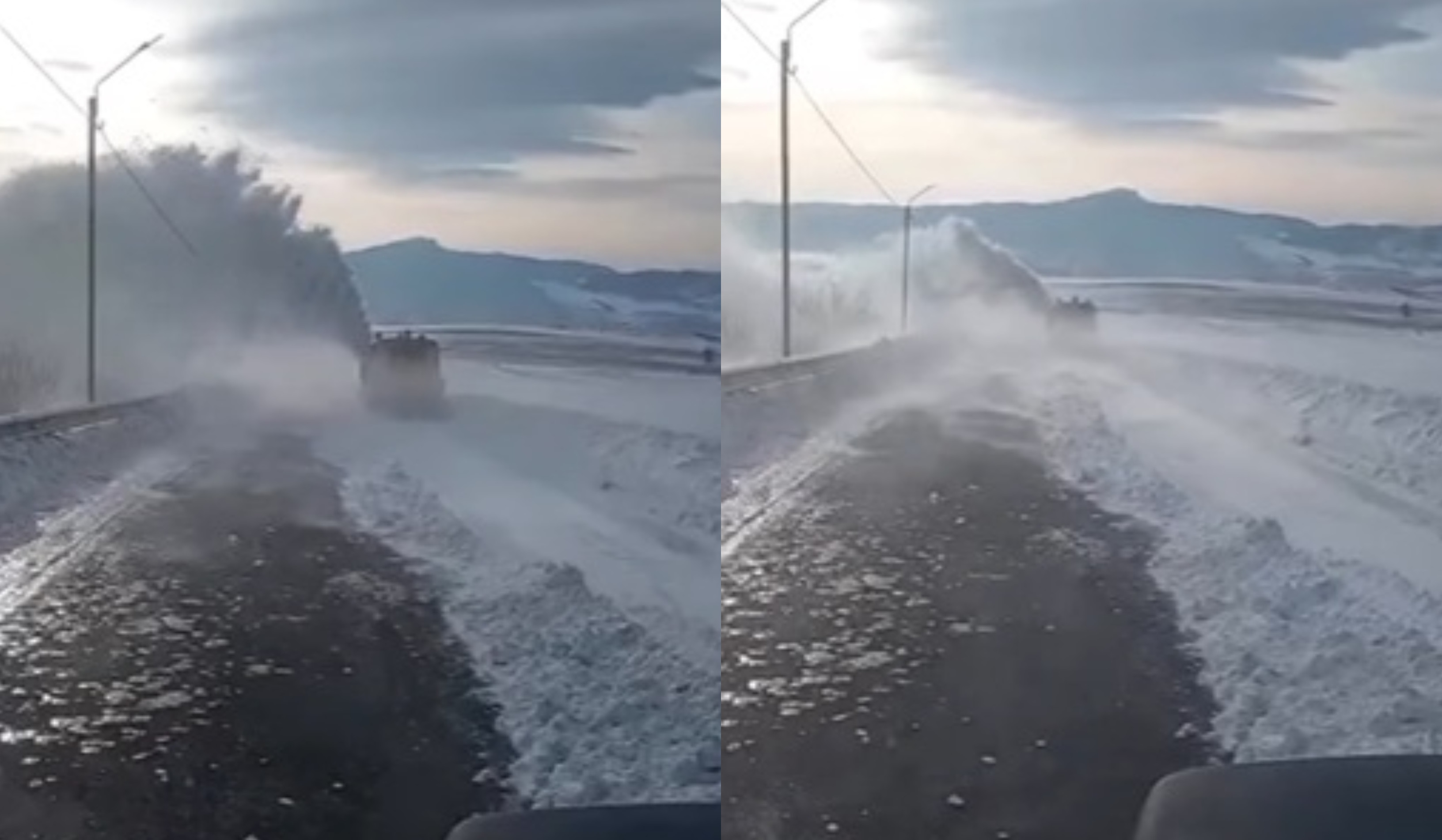 Ձնամաքրման աշխատանքներ՝ Սյունիքի մարզի Շինուհայրի հատվածում