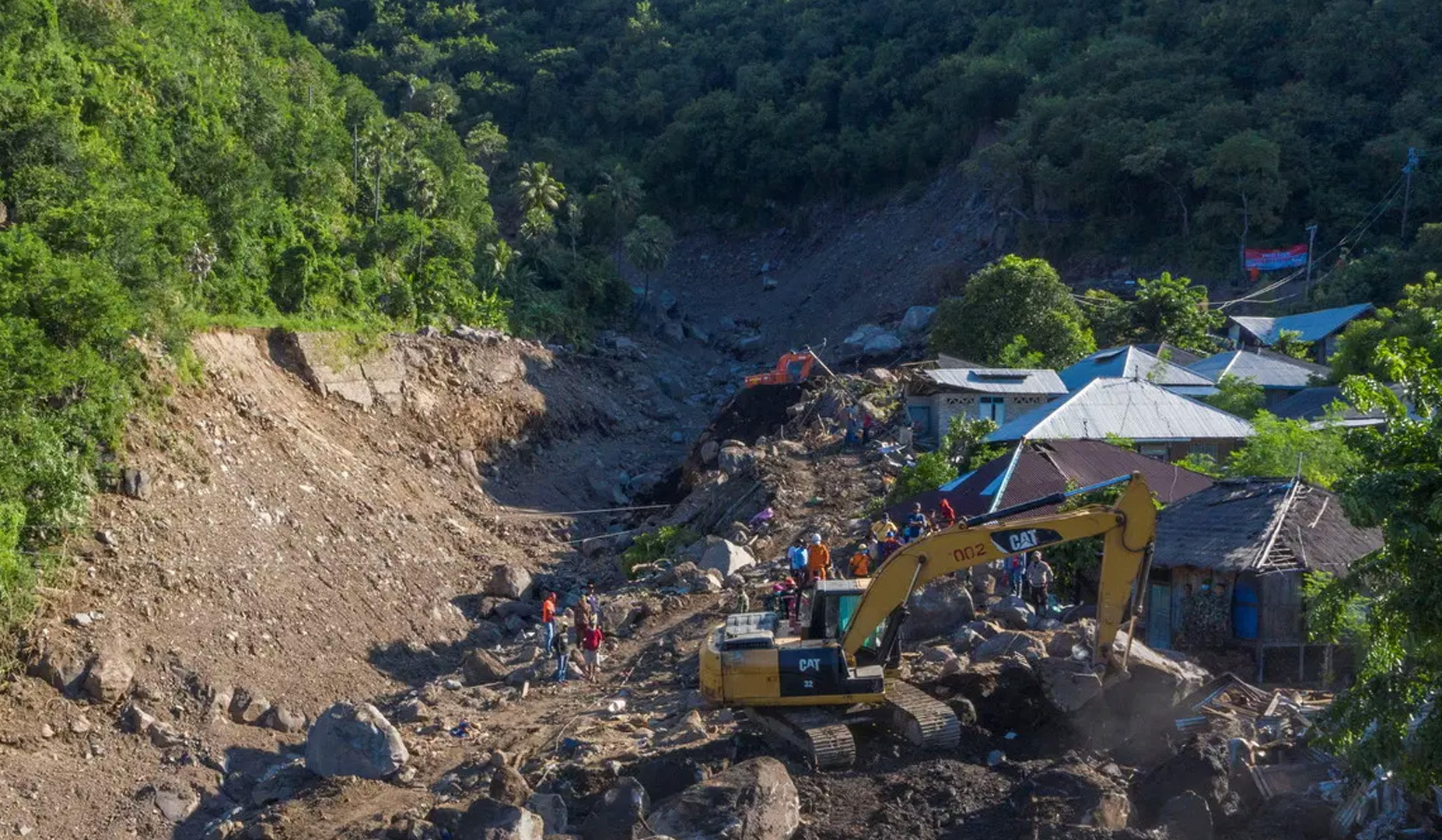 Seven dead, 82 missing in Indonesian landslide, disaster agency says