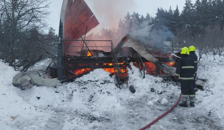 Հրդեհ Եղիպատրուշ գյուղի հյուրանոցային համալիրի փայտե տնակներից մեկում