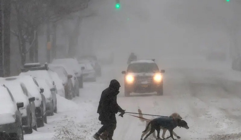 ԱՄՆ-ի շատ նահանգներում ձյան պատճառով տրանսպորտը խափանված է. BBC