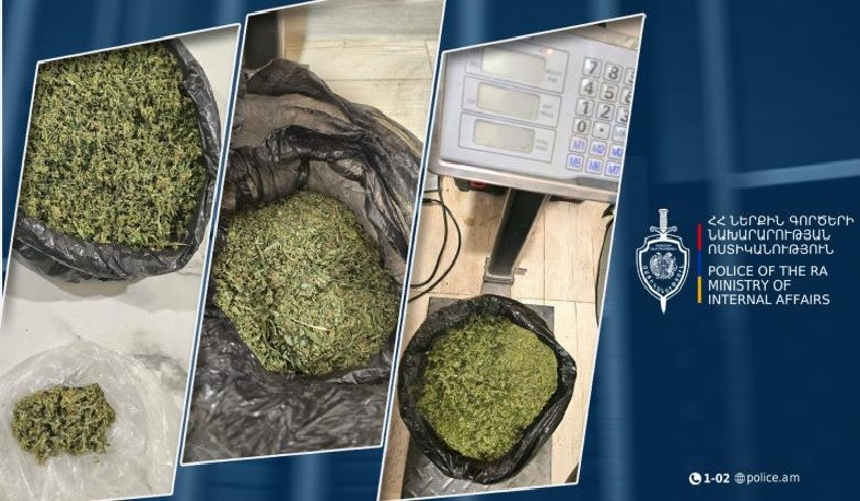 56-ամյա տղամարդու տանը հայտնաբերվել է կես կգ-ից ավելի թմրամիջոց. Արարատի համայնքային ոստիկանների բացահայտումը