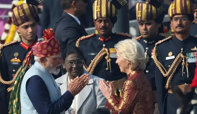 Հնդկաստանի Հանրապետության 77-րդ տարեդարձի տոնակատարության պատվավոր հյուրը ԵՄ ղեկավարությունն էր