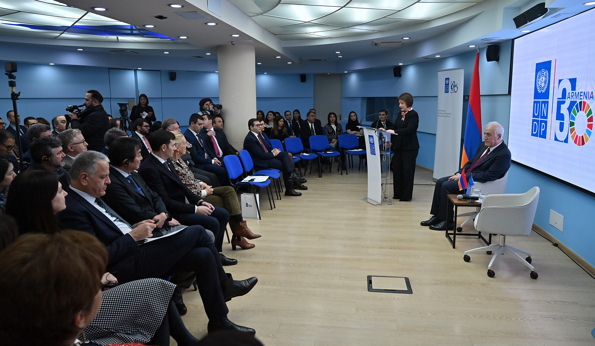 ՀՀ նախագահը ներկա է եղել ՄԱԿ-ի Զարգացման ծրագրի գործունեության 30-ամյակին նվիրված միջոցառմանը