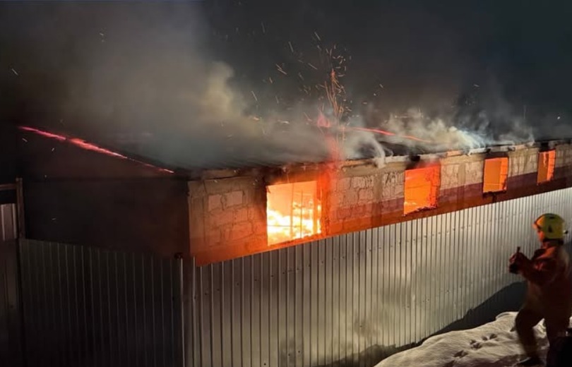 Պտղունք գյուղում անասնագոմ է այրվել