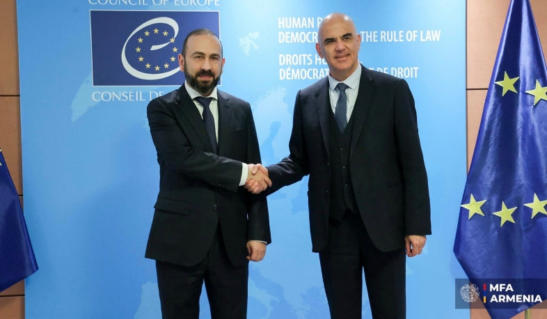 Democracy, security and fight against disinformation: what Mirzoyan and Berset discussed