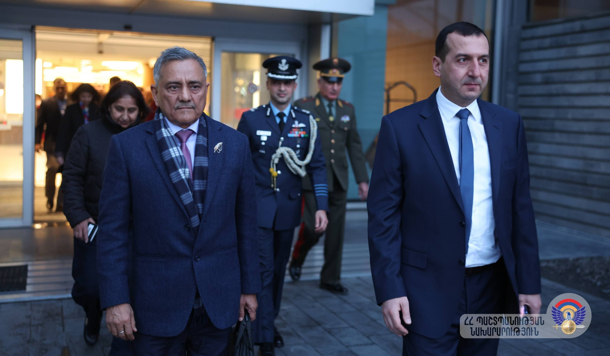 Hindistan Silahlı Qüvvələrinin Müdafiə Qərargah rəisi general Anil Çauhan Ermənistana səfər edib