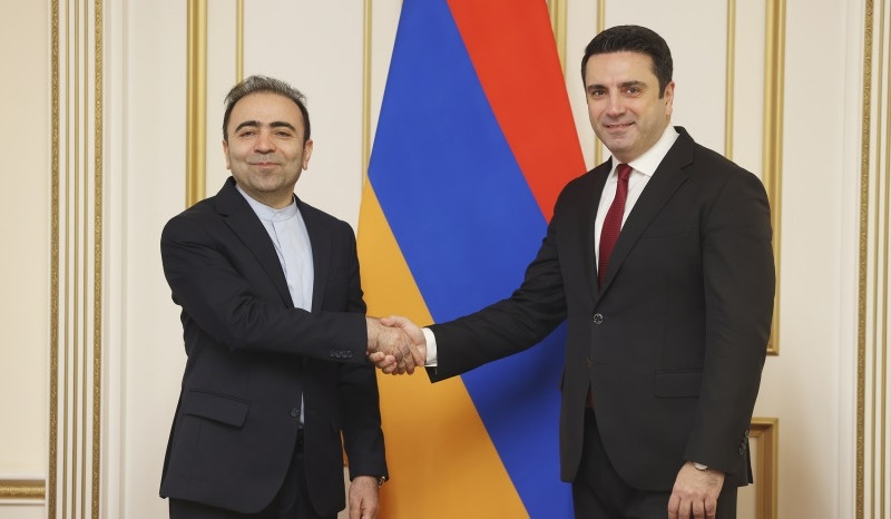 Alen Simonyan and Iranian Ambassador touched upon issues of regional interest