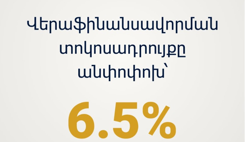 ԿԲ-ն որոշել է վերաֆինանսավորման տոկոսադրույքը թողնել անփոփոխ