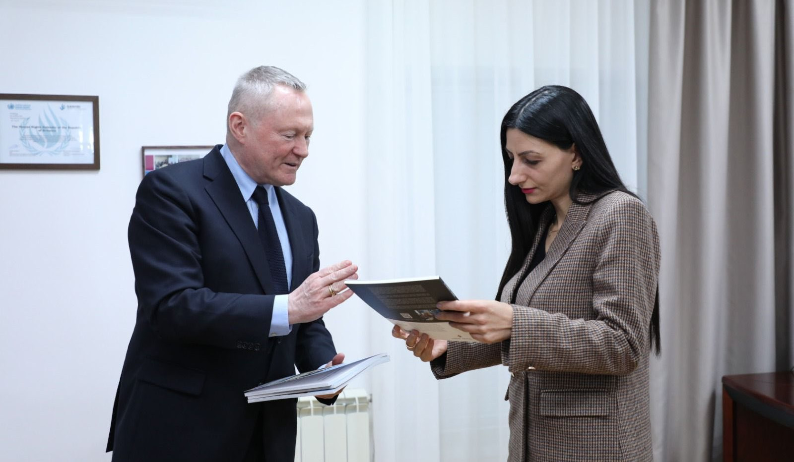 ՄԻՊ-ը և ԵԽ հանձնակատարը քննարկել են մարդու իրավունքների պաշտպանության ոլորտում առկա կարևոր հարցեր