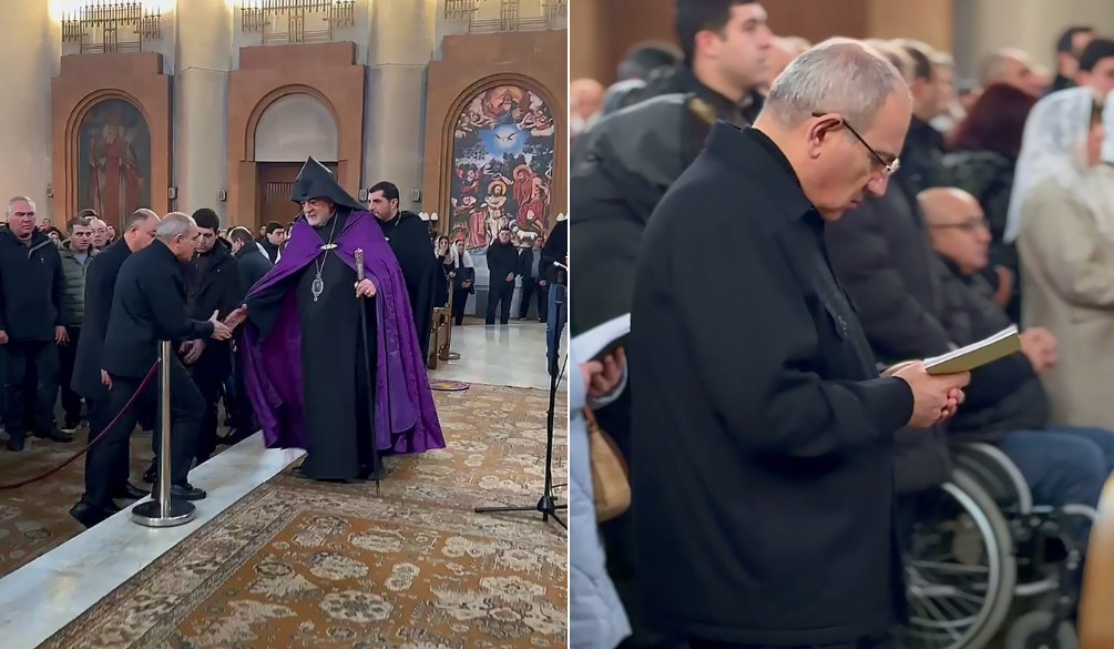 Սուրբ և անմահ պատարագ՝ Արաբկիրի Սուրբ Խաչ եկեղեցում. Փաշինյանը տեսանյութ է հրապարակել