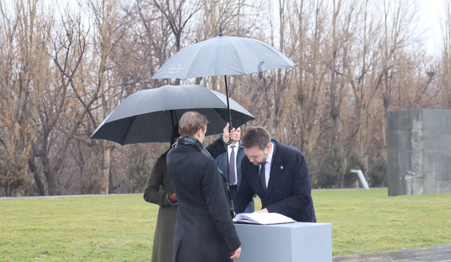 JD Vance posts on his visit to Armenian Genocide Memorial