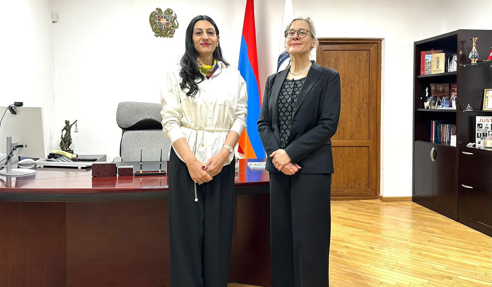 Անահիտ Մանասյանը Շվեդիայի դեսպանի հետ հանդիպմանը խոսել է քրեական վարույթի շրջանակներում իրավունքների երաշխիքների մասին