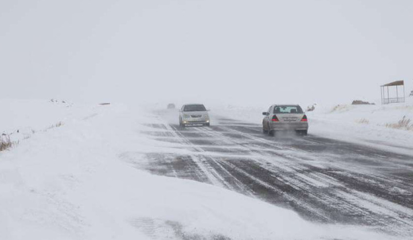 Սպիտակի ոլորաններում բուք է․ որոշ տարածաշրջաններում ձյուն և ձնախառն անձրև է տեղում