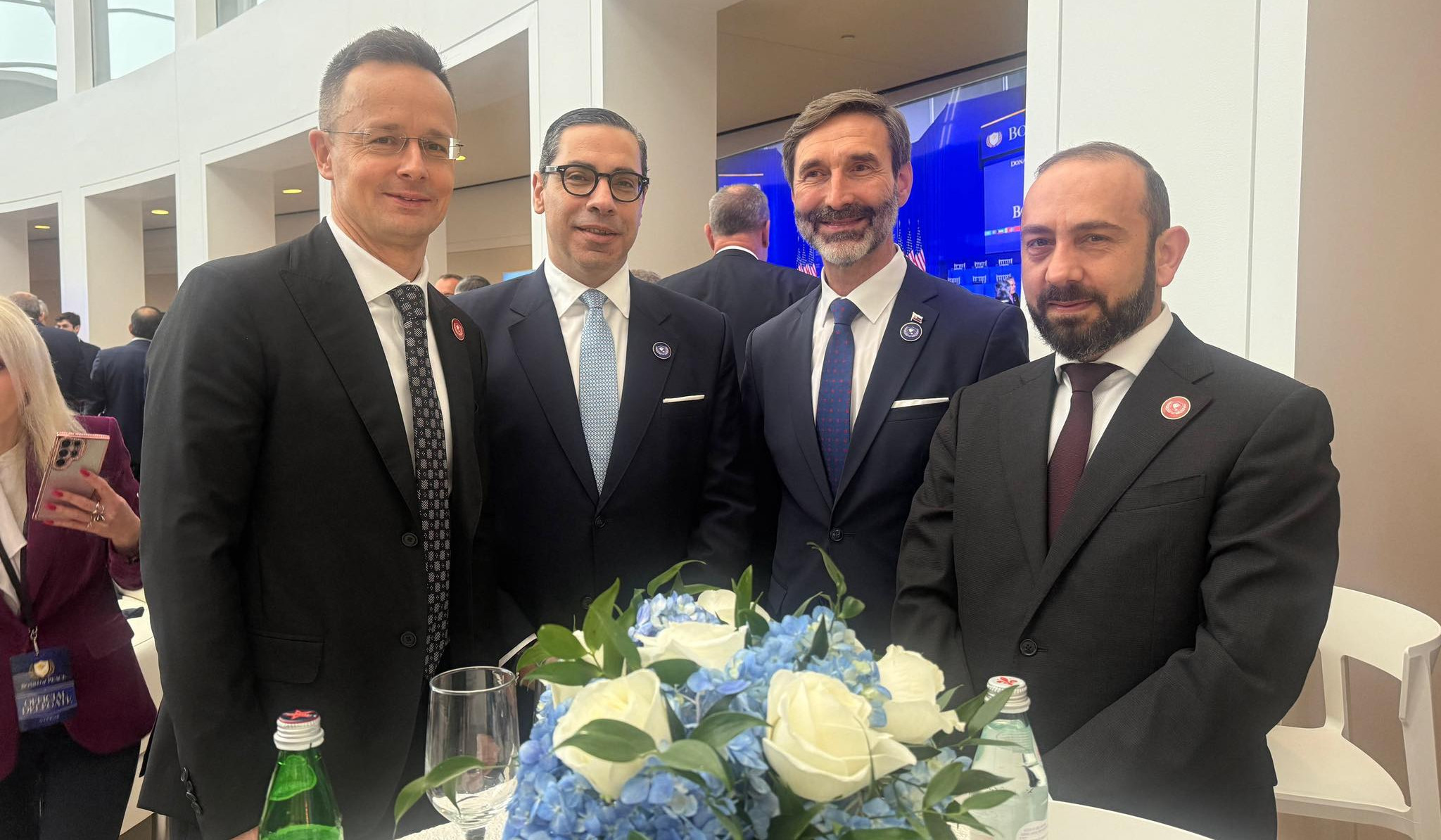 Արարատ Միրզոյանը Վաշինգտոնում շփումներ է ունեցել Խաղաղության խորհրդի մասնակից երկրների ԱԳ նախարարների հետ