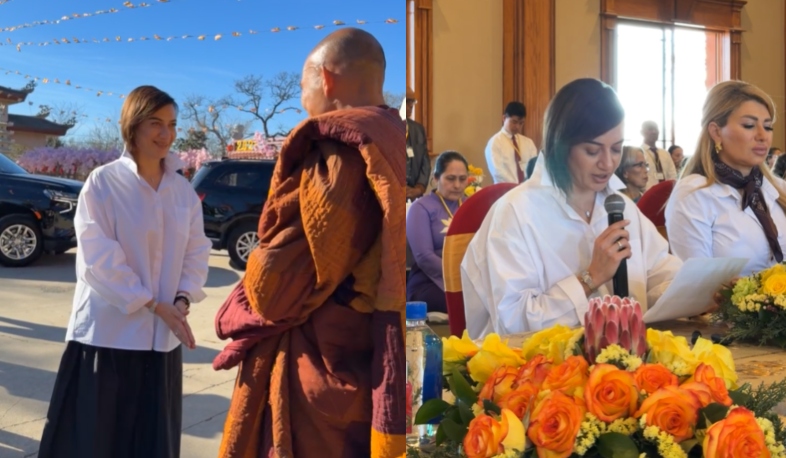 Աննան հազարավոր կիլոմետրեր կտրեց Խաղաղության քայլերթ իրականացրած բուդդայական վանականներին հարգանքի տուրք մատուցելու․ Փաշինյան