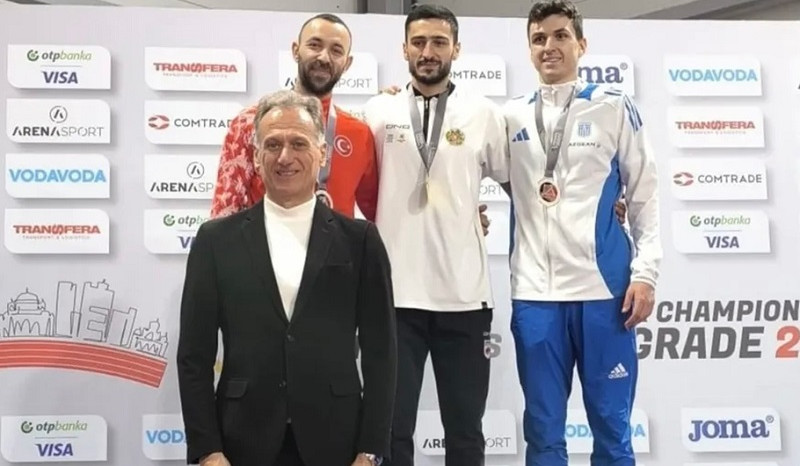 Գոռ Հովակիմյանն ու Երվանդ Մկրտչյանը՝ Բալկանյան երկրների աթլետիկայի մարզասրահի առաջնության հաղթողներ