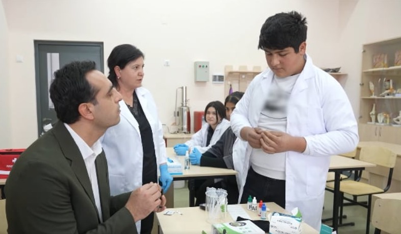 Հայանիստի նորակառույց դպրոցում աշակերտները տեսական գիտելիքներն ամրապնդում են իրական փորձերով