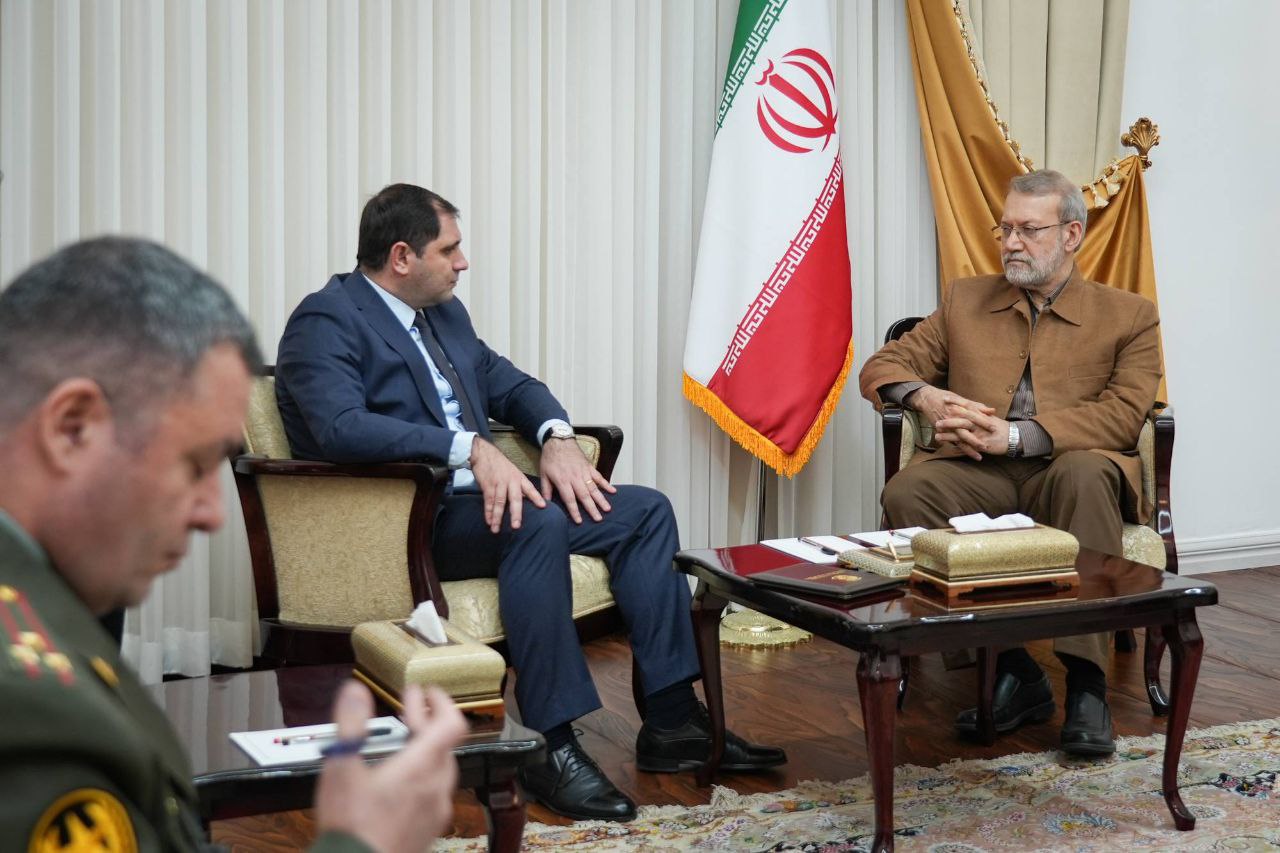 Papikyan and Ali Larijani discussed security environment created around Armenia and Iran