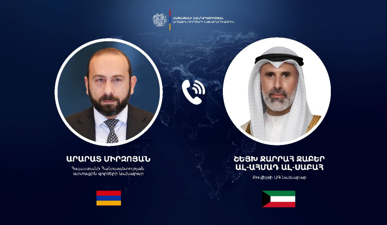 Միրզոյանը Քուվեյթի ԱԳ նախարարի հետ հեռախոսազրույցում մտահոգություն է հայտնել քաղաքացիական օբյեկտներին հարվածների առնչությամբ