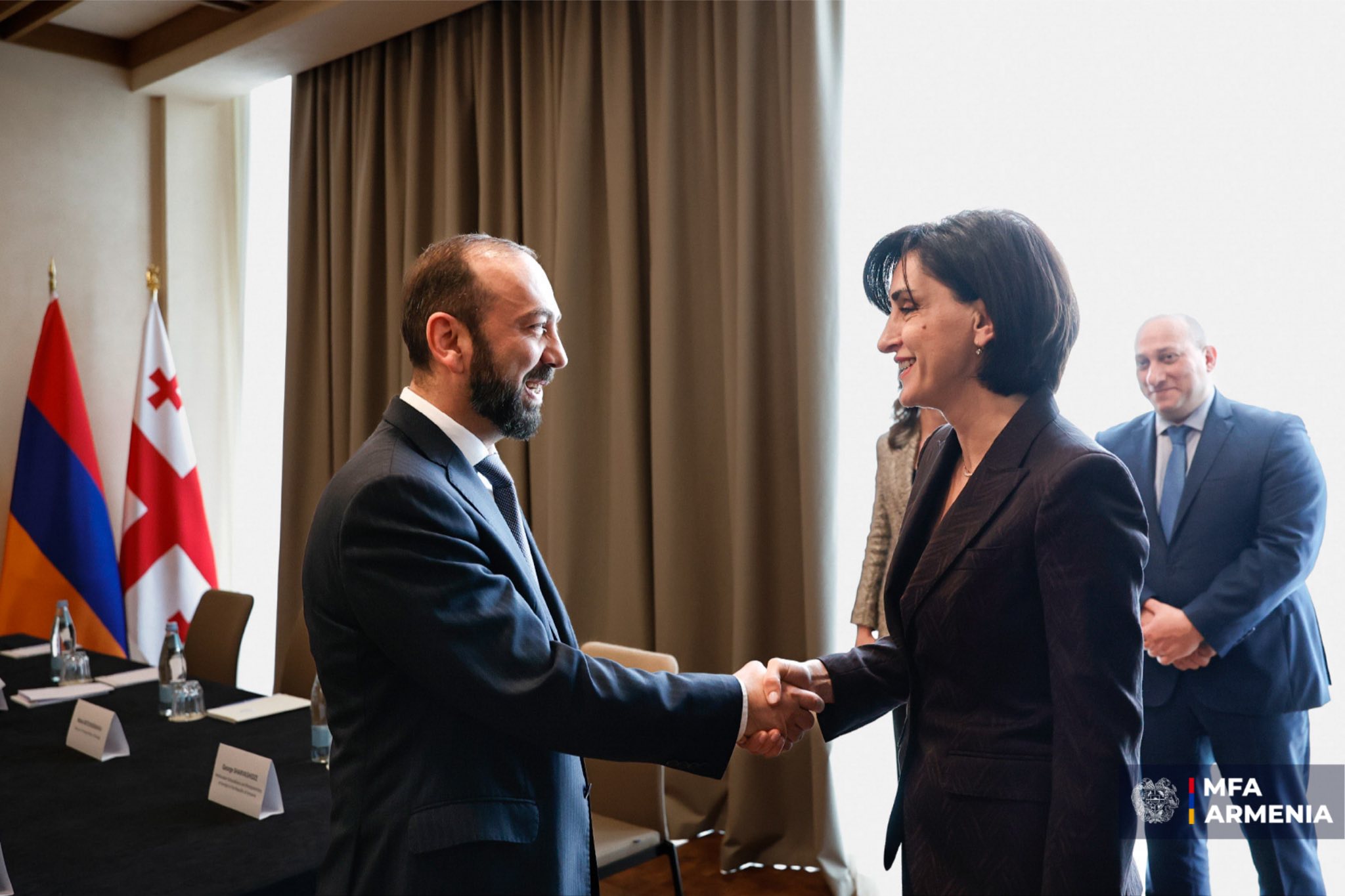 Արարատ Միրզոյանը և Մակա Բոճորիշվիլին անդրադարձ են կատարել Մերձավոր Արևելքում ստեղծված իրավիճակին