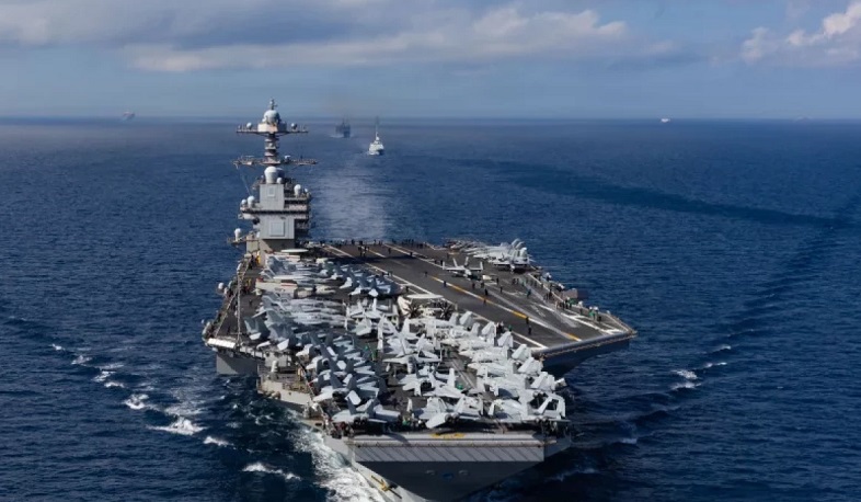 На авианосце США **USS Gerald R. Ford** вспыхнул пожар