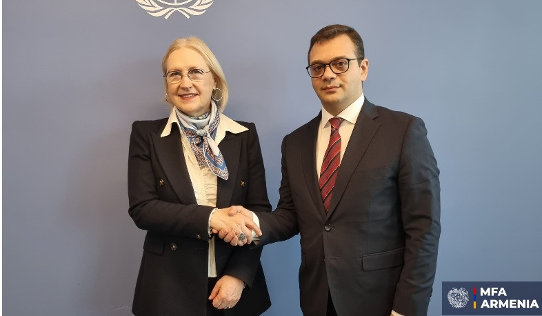 Կարևորվել է համագործակցության խորացումը. ԱԳ փոխնախարարի հանդիպումը ՄԱԿ-ի գլխավոր քարտուղարի փոխտեղակալի հետ