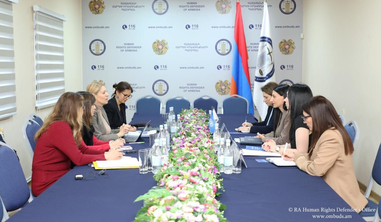 Հայաստանում կանանց իրավունքների խնդիրները՝ ՄԻՊ-ի և ՄԱԿ-ի ներկայացուցիչների քննարկման առանցքում