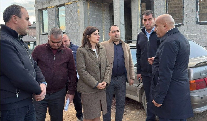 Անահիտ Ավանեսյանը Խանջյան համայնքում հետևել է ամբուլատորիայի շինարարական աշխատանքներին