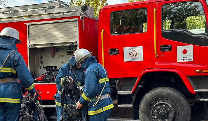 Հրդեհ՝ Երևանի Շերամի փողոցում