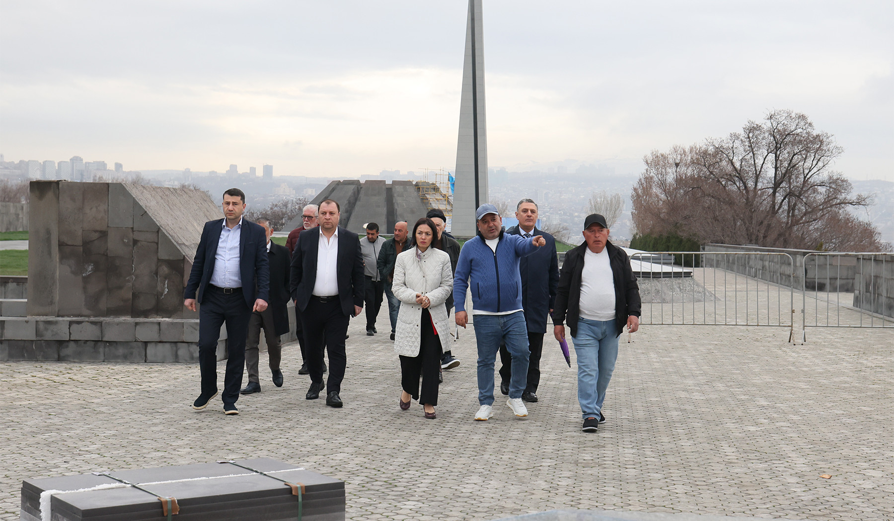 Ժաննա Անդրեասյանը հերթական այցն է կատարել Հայոց ցեղասպանության հուշահամալիր