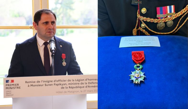 Փարիզում Սուրեն Պապիկյանին «Պատվո լեգեոն» շքանշանն է հանձնվել