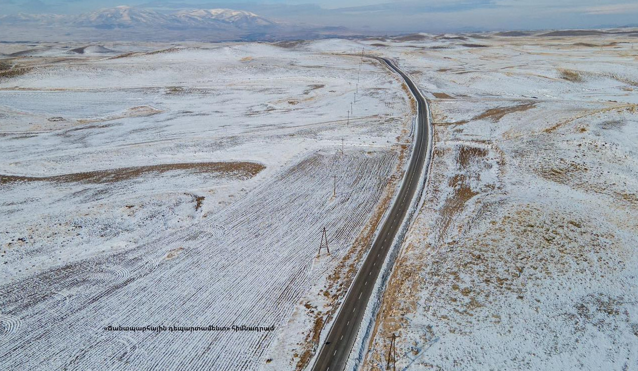 «Զանգեր» կոչվող հատվածից դեպի Գորայք ճանապարհը կցորդով տրանսպորտային միջոցների համար փակ է․ որոշ տարածաշրջաններում ձյուն է տեղում