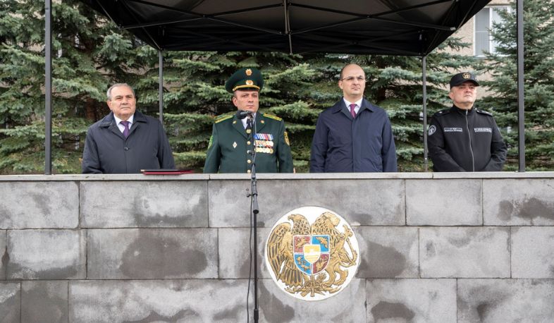 ՀՀ ԱԱԾ սահմանապահ զորքերում տեղի ունեցավ նորակոչիկ զինծառայողների երդման արարողություն