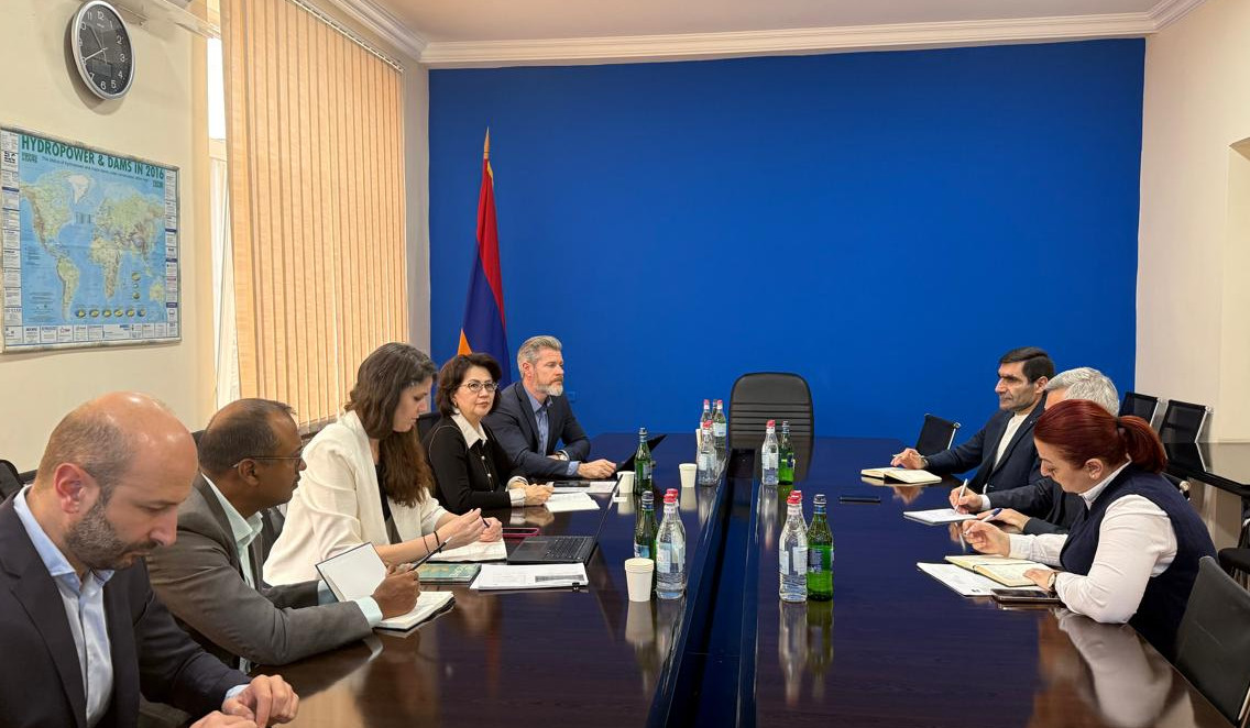 Քննարկվել են Ասիական զարգացման բանկի միջոցով իրականացվող ջրային ռեսուրսների կառավարման և կեղտաջրերի մաքրման ծրագրերը