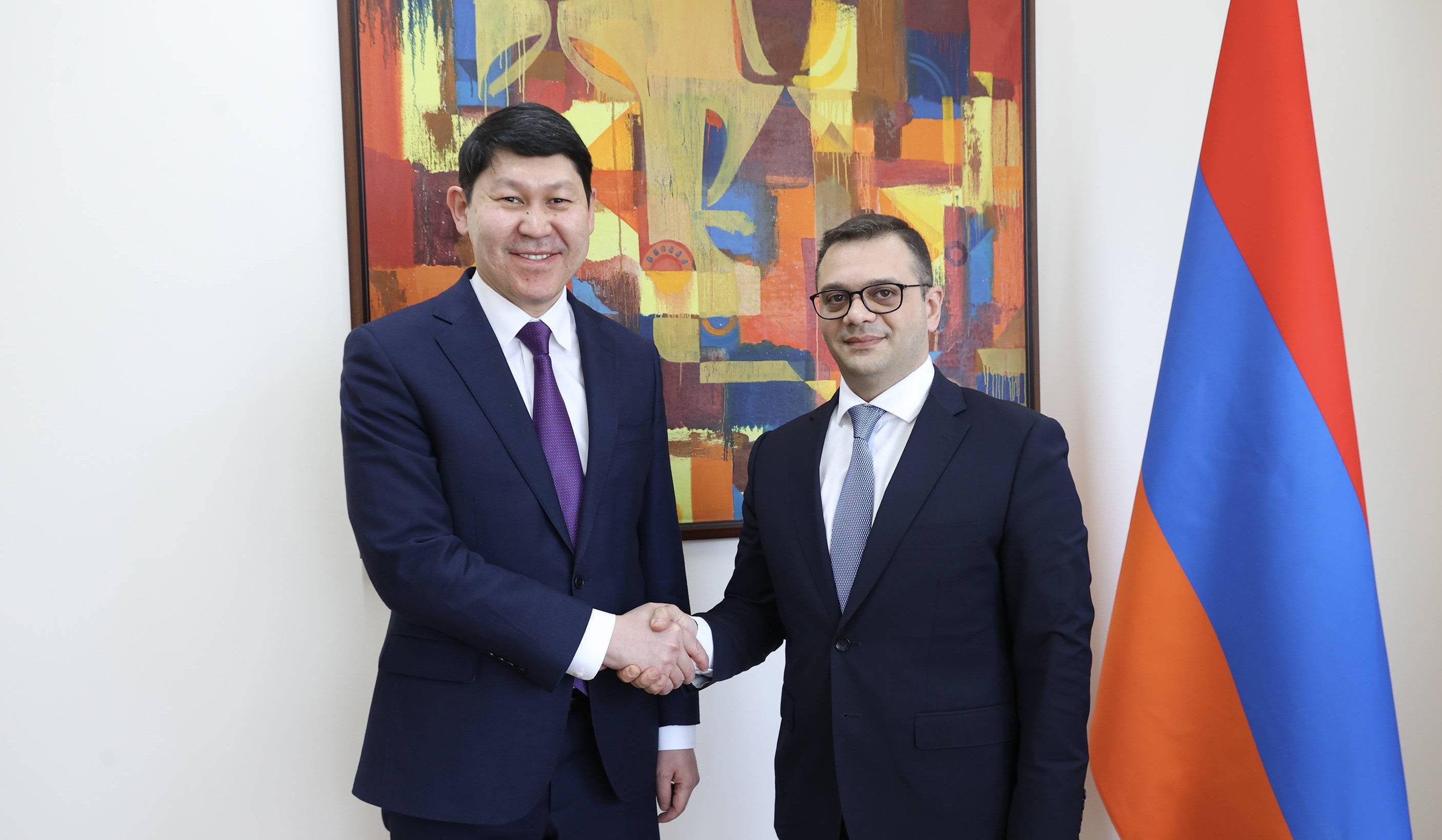 ՀՀ ԱԳ նախարարի տեղակալը Ղազախստանի ԱԳՆ Բազմակողմ համագործակցության վարչության տնօրենին է ներկայացրել խաղաղության գործընթացը