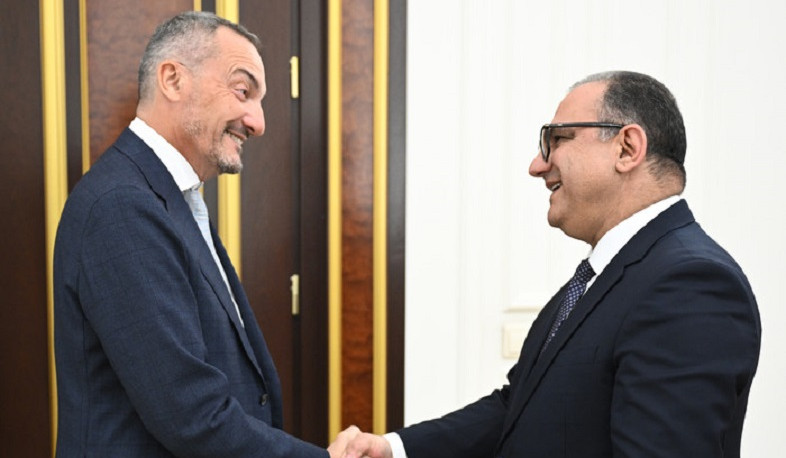 Տիգրան Խաչատրյանը և «Վեոլիա» ընկերության փոխնախագահը քննարկել են ջրամատակարարման որակի բարձրացմանը վերաբերող հարցեր