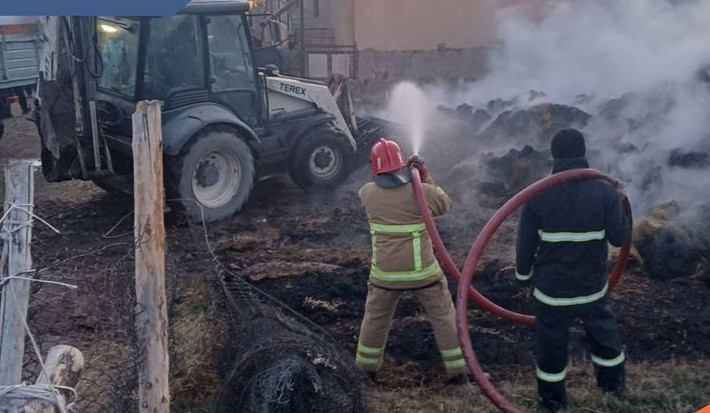 Նորատուսում պահեստավորված անասնակեր է այրվել